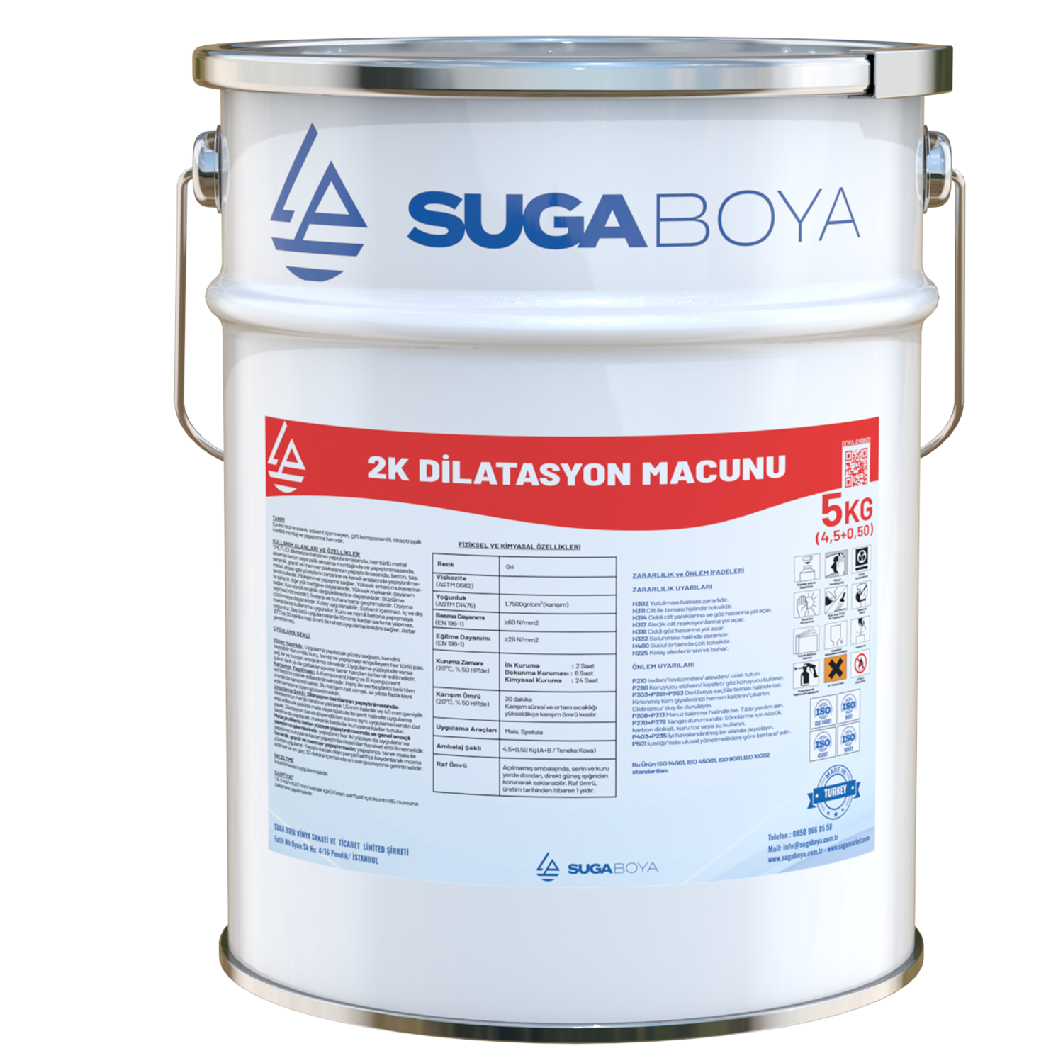 SUGA 2K DİLATASYON HARCI(4,5+0,50) 5KG