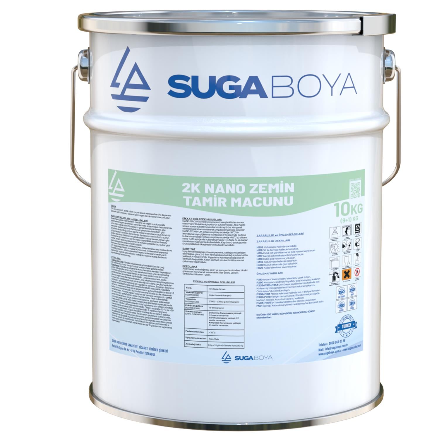 SUGA 2K NANO ZEMİN TAMİR NACUNU 10 KG