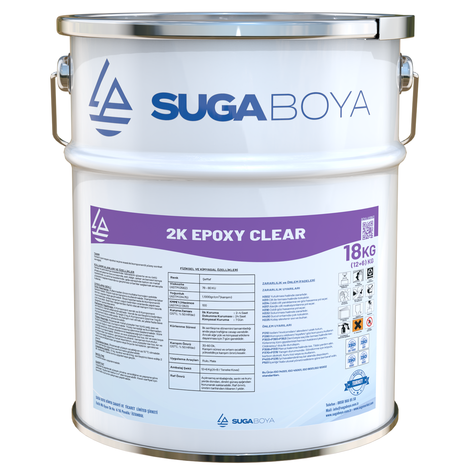 SUGA EPOXY CLEAR 2K (12+6) 18 KG