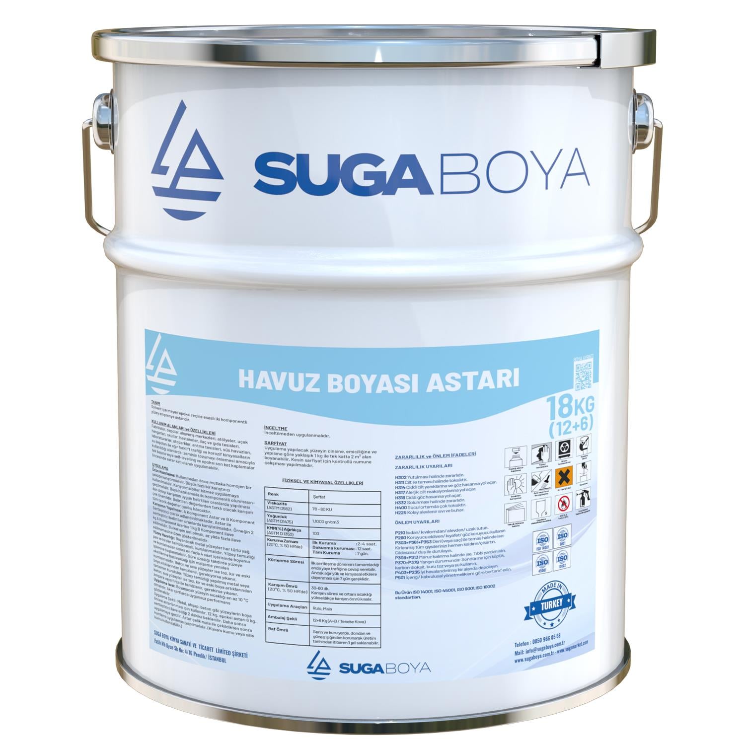 SUGA HAVUZ BOYASI ASTARI (12+6) 18 KG