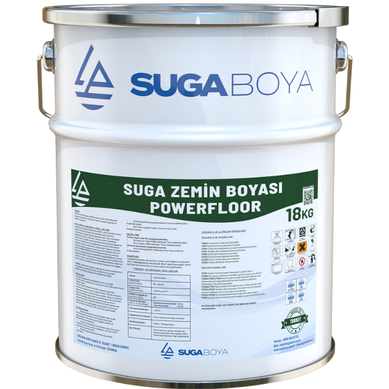SUGA POWERFLOOR  ZEMİN BOYASI 18 KG