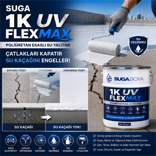 POLİÜRETAN ESASLI UV DAYANIMLI SU YALITIM MEMBRANI 20 KG-SUGA BOYA | Suga Boya Market