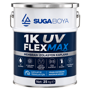 POLİÜRETAN ESASLI UV DAYANIMLI SU YALITIM MEMBRANI 25 KG-SUGA BOYA | Suga Boya Market