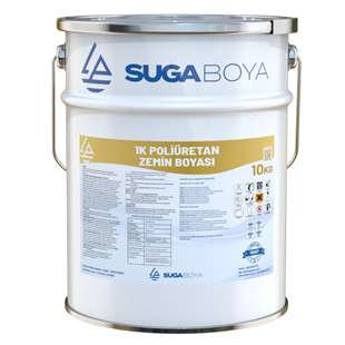 SUGA  1K POLİÜRETAN ZEMİN BOYASI 10 KG