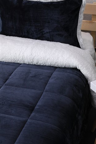 Comforter Tek Kişilik Battaniye Seti - Lacivert