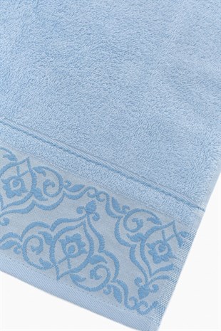 Nurpak Lilyum Bürümcük 2li El Havlusu 50x90 - Mavi