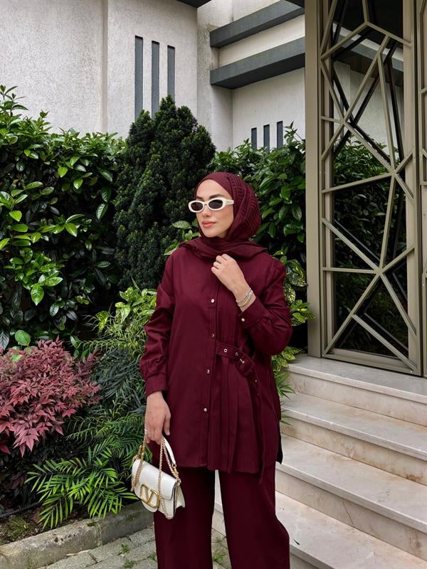 Helen takım Bordo
