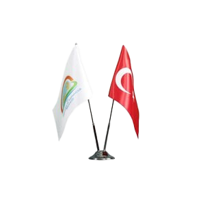 Masa Bayrağı 2'li Baskılı