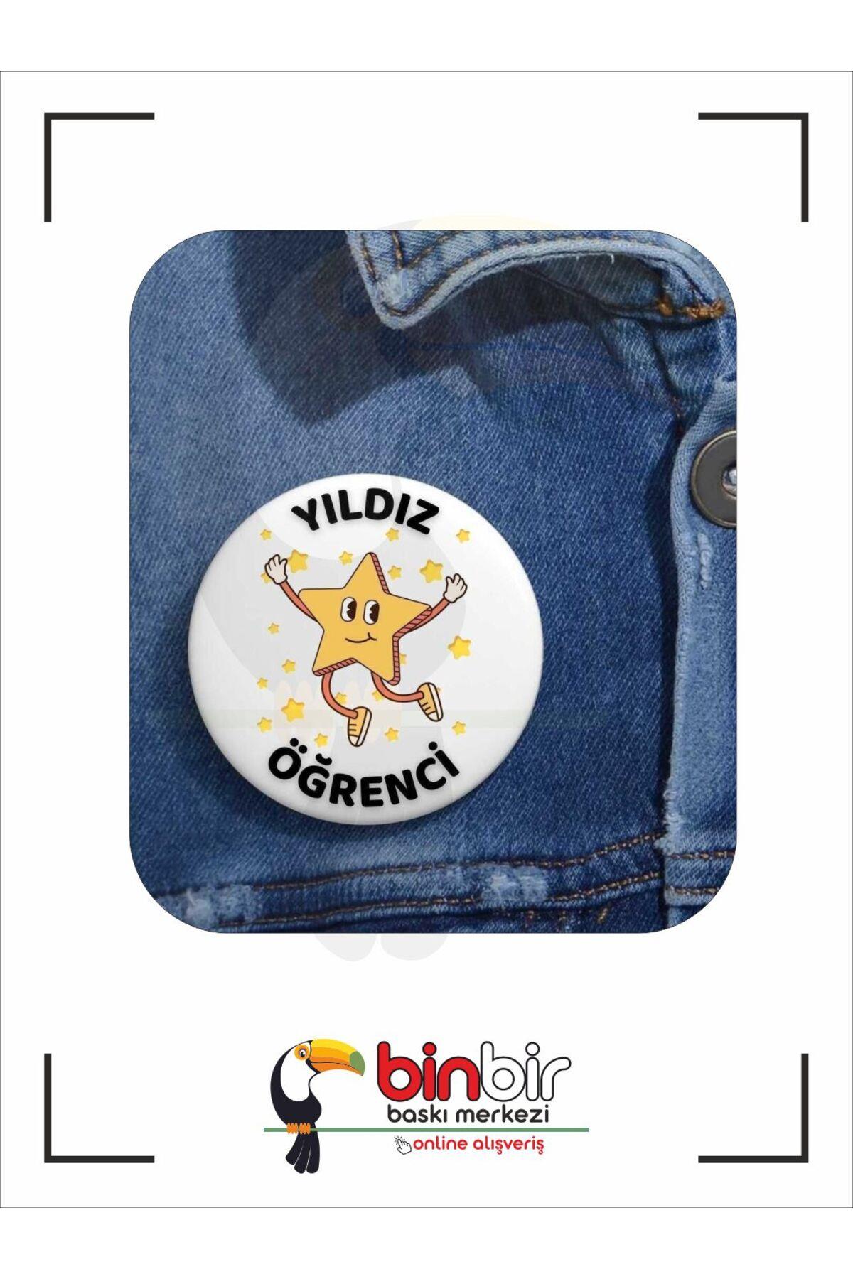 YILDIZ ÖĞRENCİ ÖZEL ŞIK TASARIM ROZET 6 ADET
