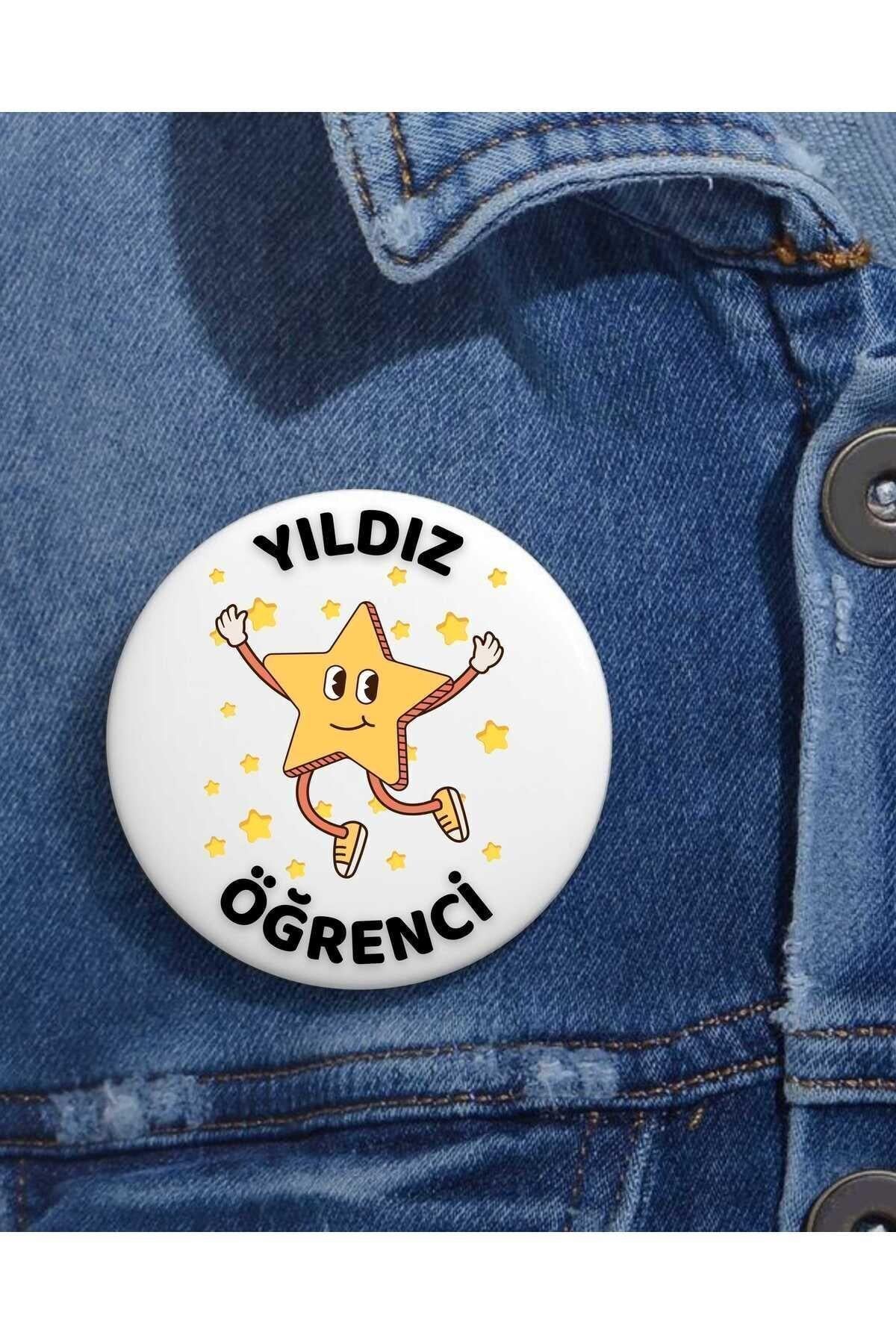 Yıldız Öğrenci Özel Şık Tasarım Yeni Rozet 20 Adet