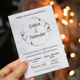 Düğün Davetiyesi 1016