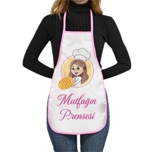 Mutfak Önlüğü Pembe Biyeli