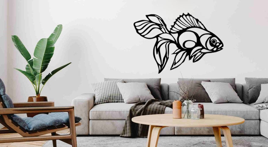 balık pleksi dekor