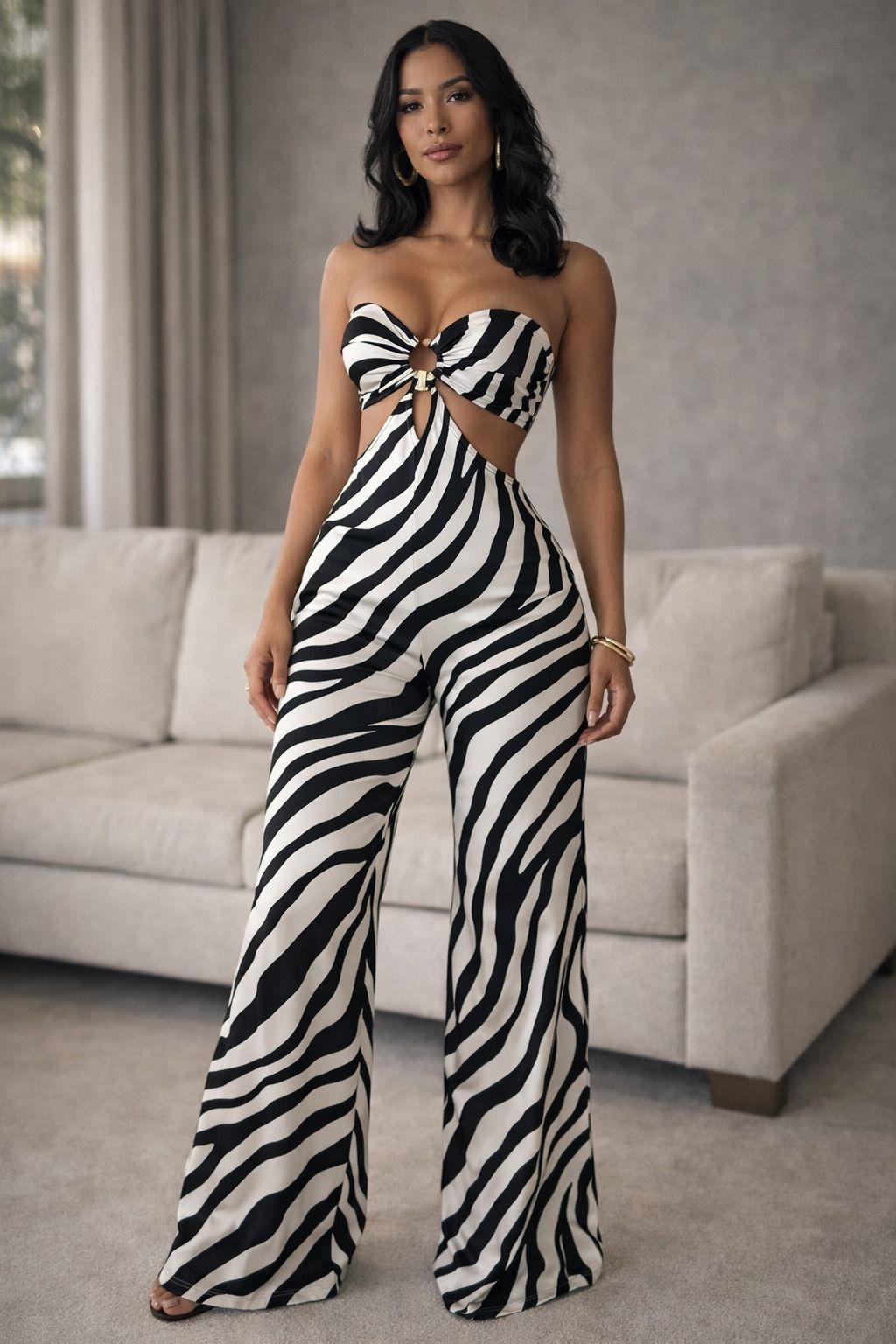 Zarael Zebra Desenli Resort Tulum