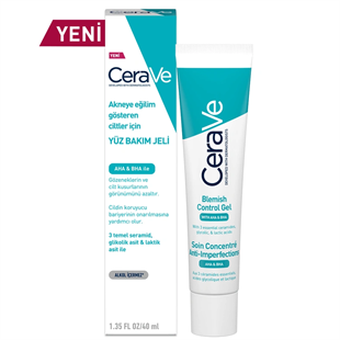 Akneye Eğilim Gösteren Ciltler İçin CeraVe Yüz Bakım Jeli 40 ml