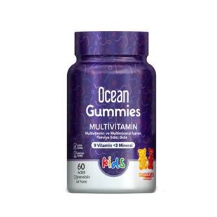 Orzax Ocean Gummies Multivitamin Kids Takviye Edici Gıda 60 Adet Çİğnenebilir Jel Form