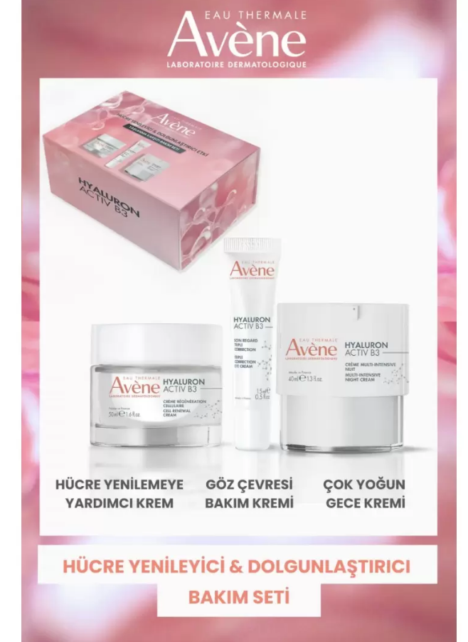Avene Hyaluron Activ B3 Yaşlanma Karşıtı Bakım Seti