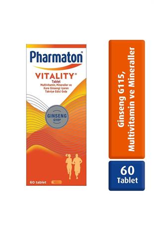 Vitality 60 Tablet - Ginseng G115, Multivitamin ve Mineraller