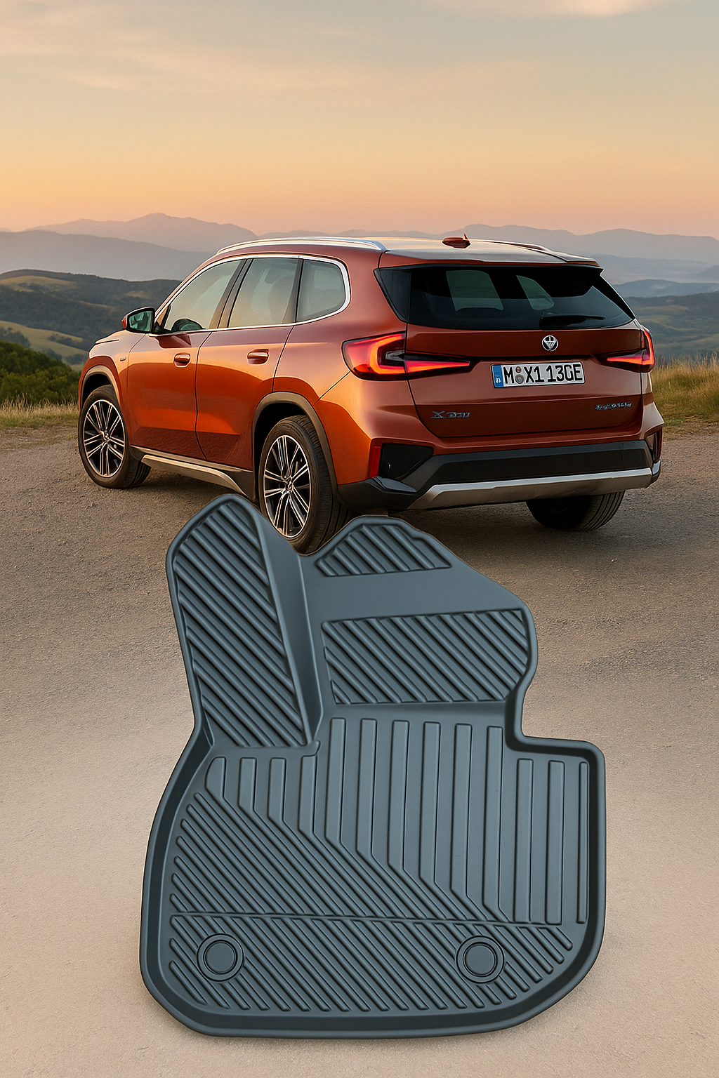 Bmw X1 U11 Hybrid 2022+ Uyumlu 3D Oto Paspas Premium