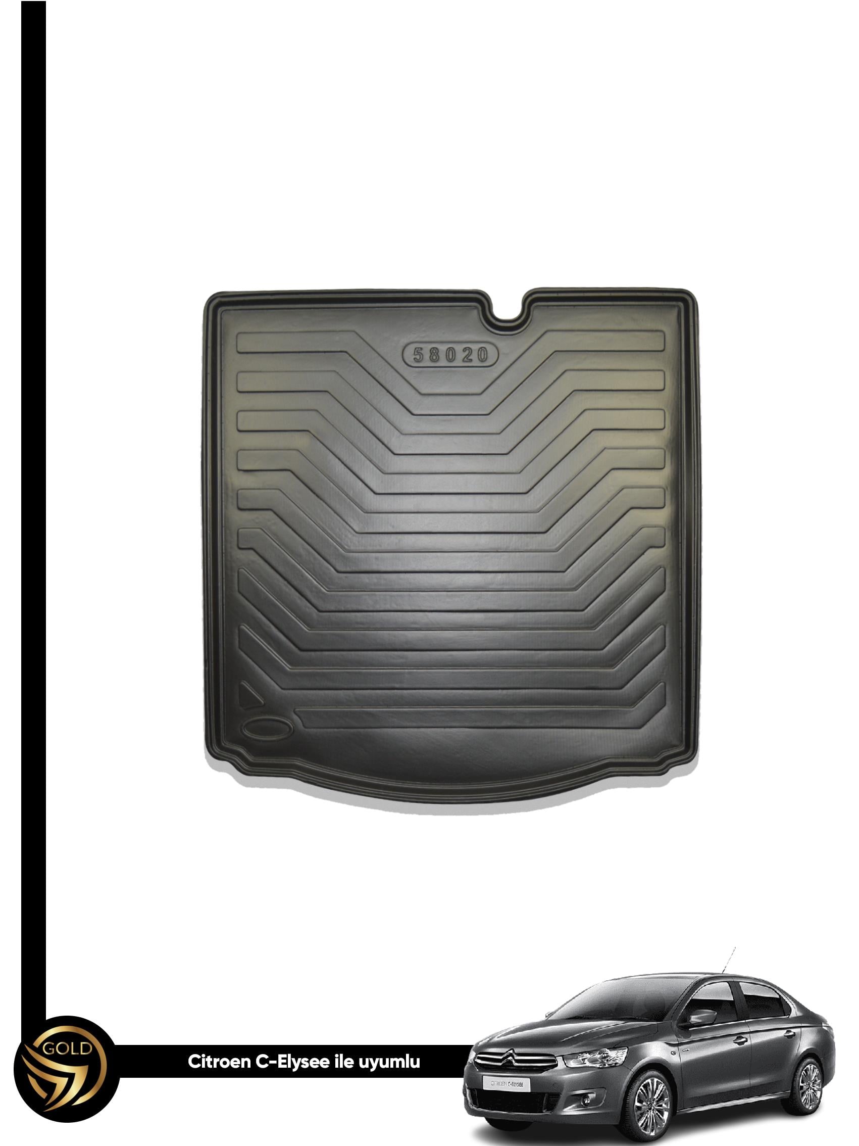 Citroen C-Elysee 2012-17 Uyumlu 3D Bagaj Havuzu 