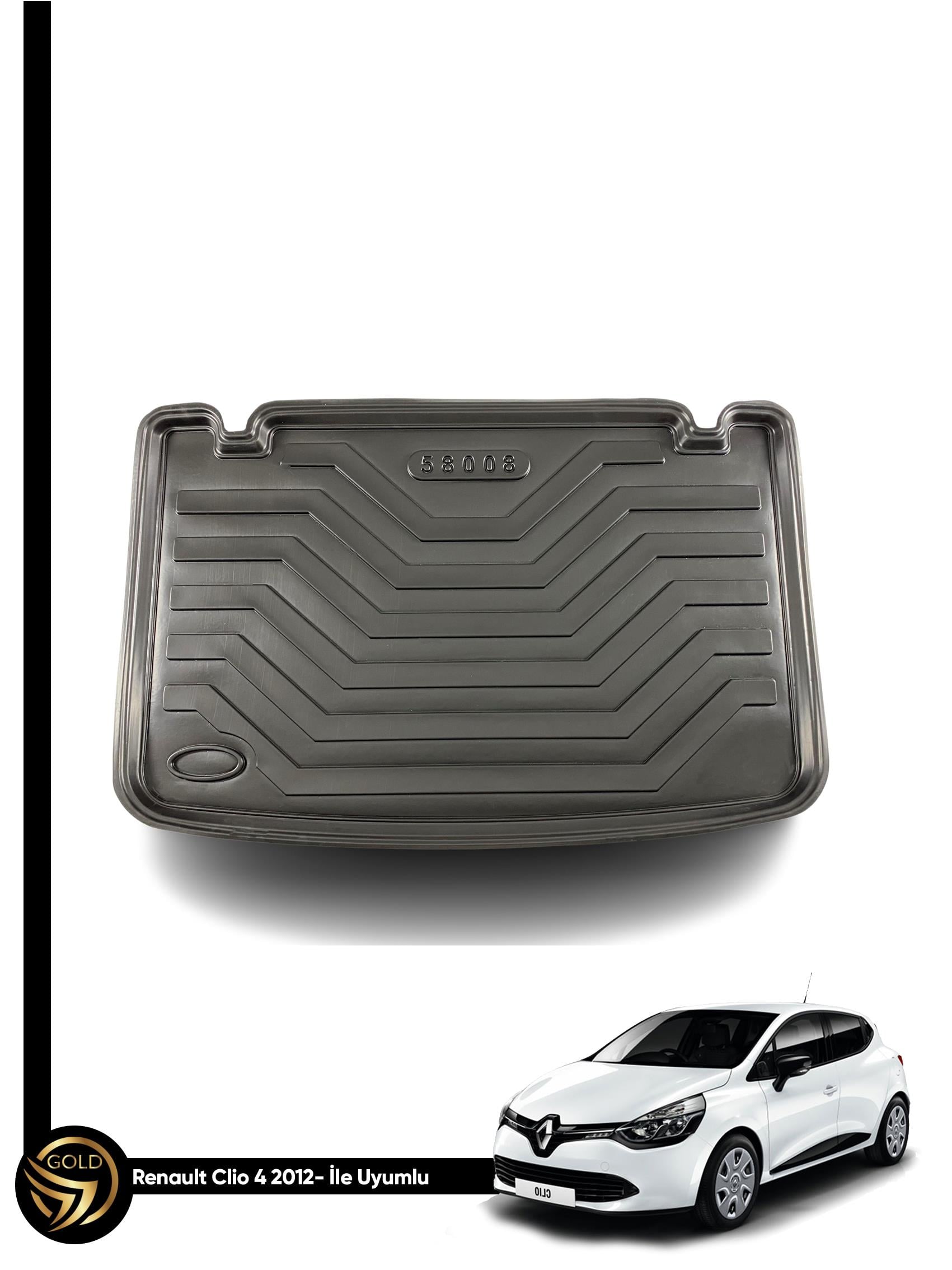 CLIO 4 2012 Ve Sonrası İle Uyumlu 3D Bagaj Havuzu 