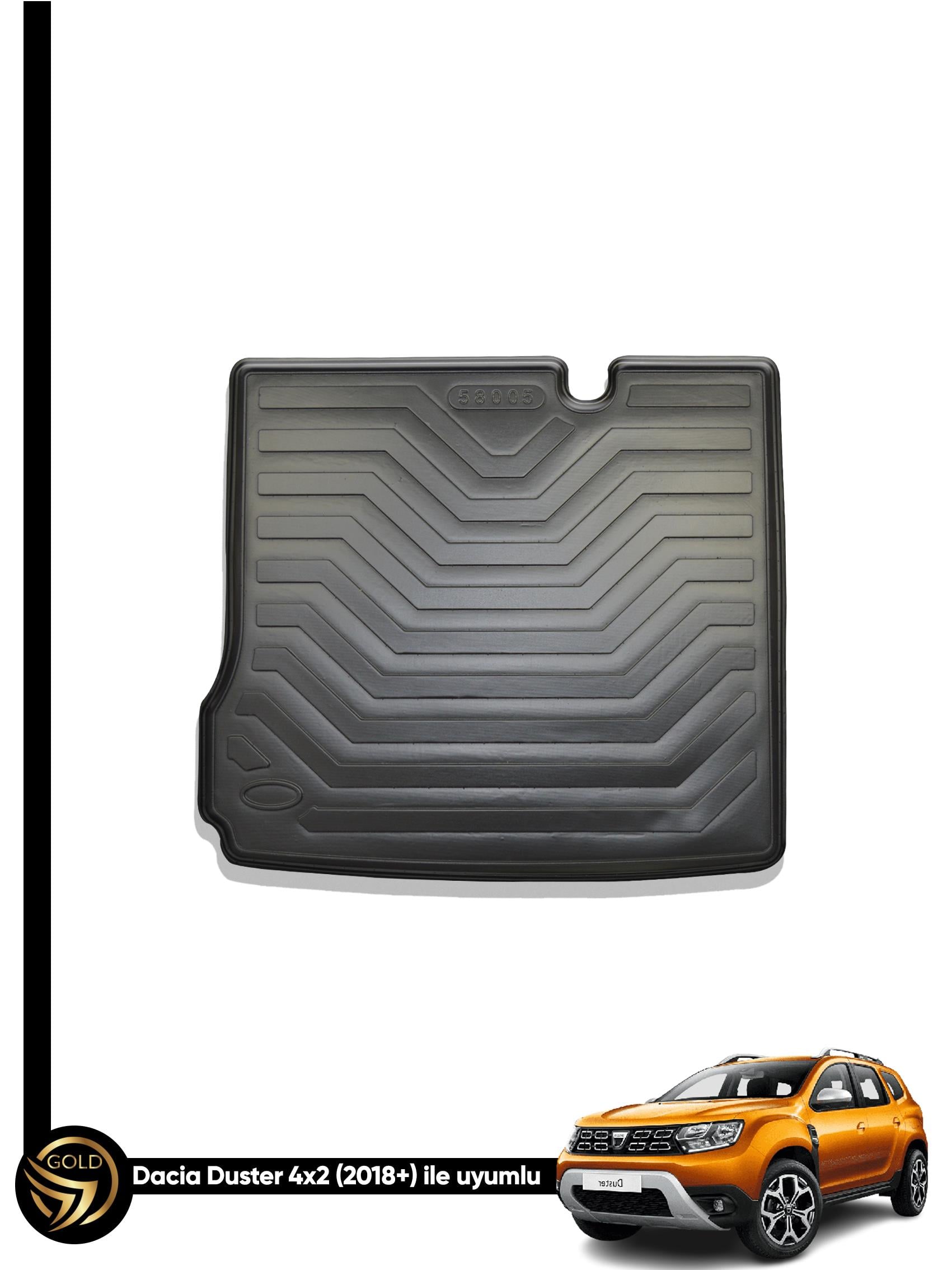 Dacia Duster 4x2 2010-2018 İle Uyumlu Araca Özel 3D Bagaj Havuzu 