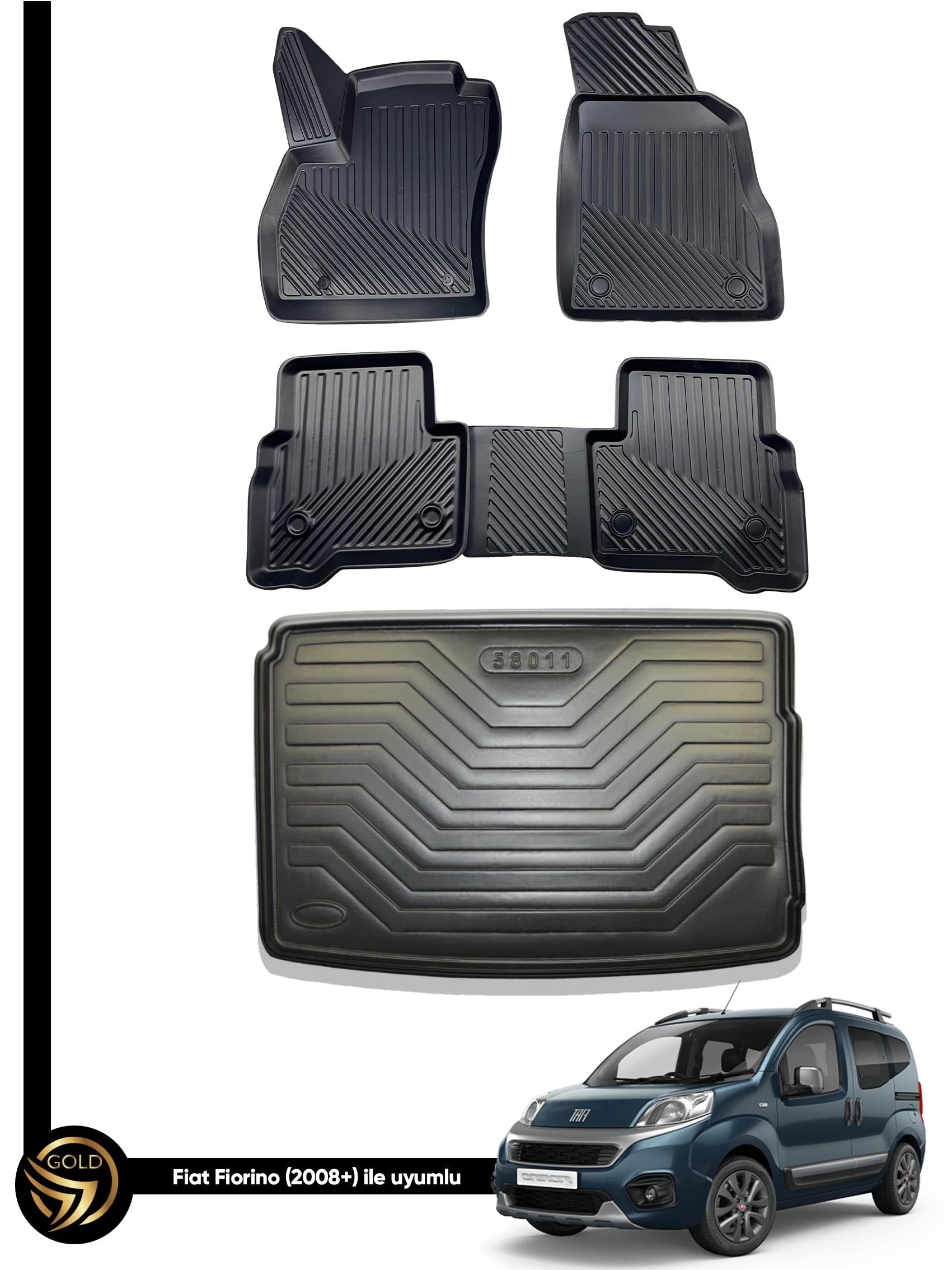 Fiat Fiorino 2008 ve Sonrası İle Uyumlu Araca Özel Set