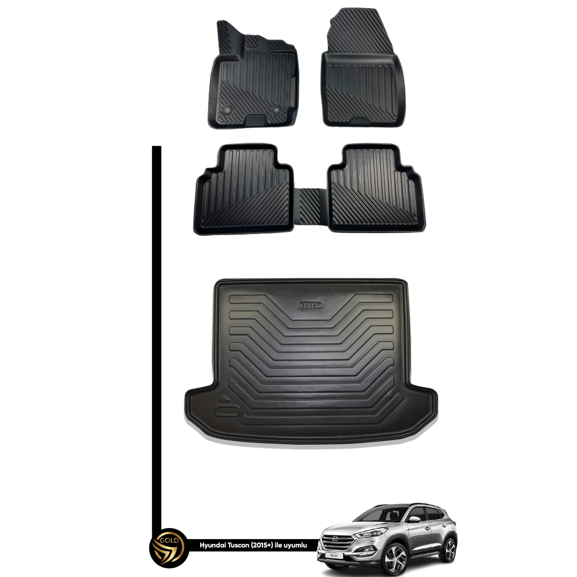 Hyundai Tucson 2015-2020 İle Uyumlu Araca Özel Set