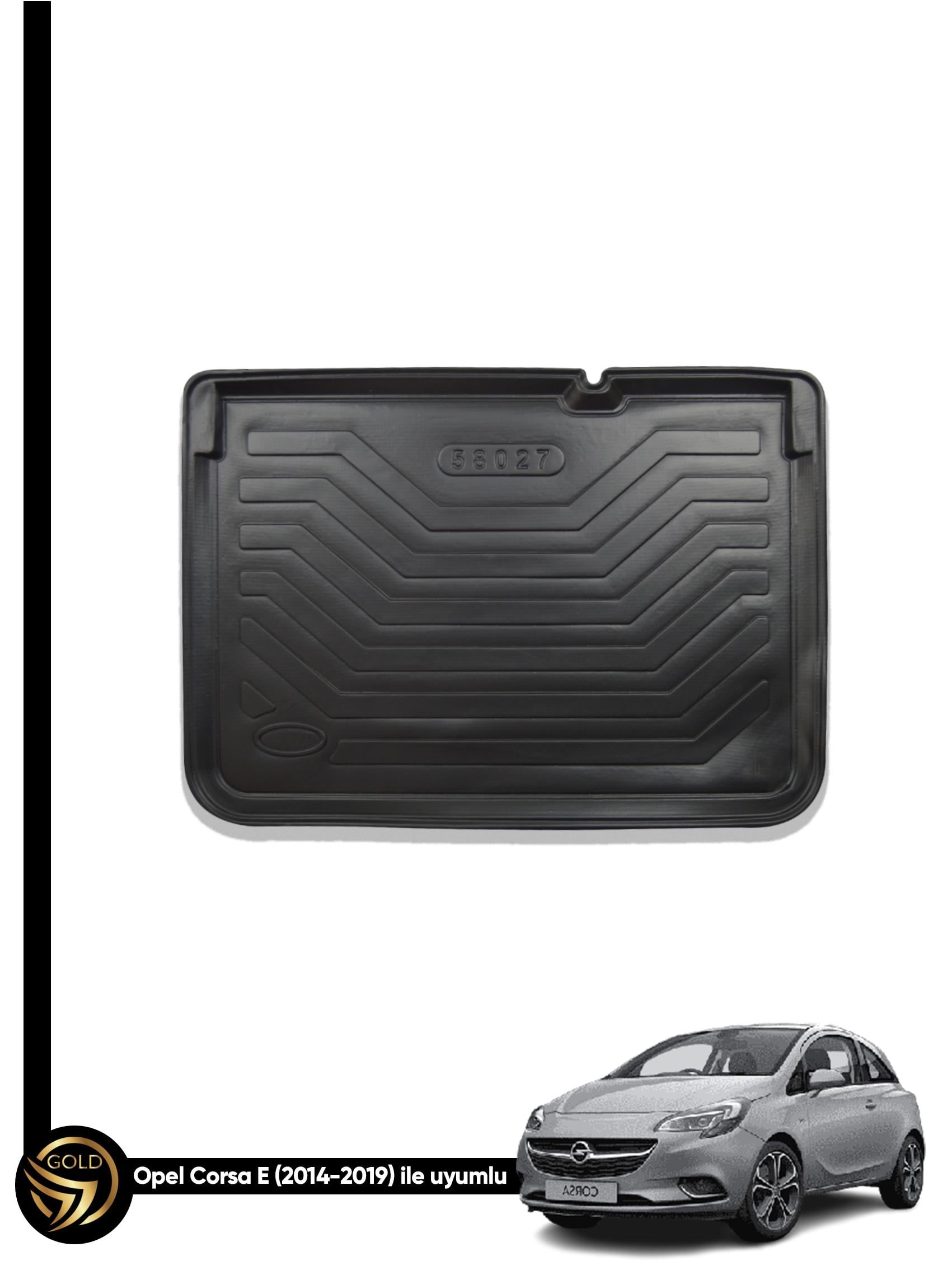 Opel Corsa E  2014-19 Uyumlu 3D Bagaj Havuzu 