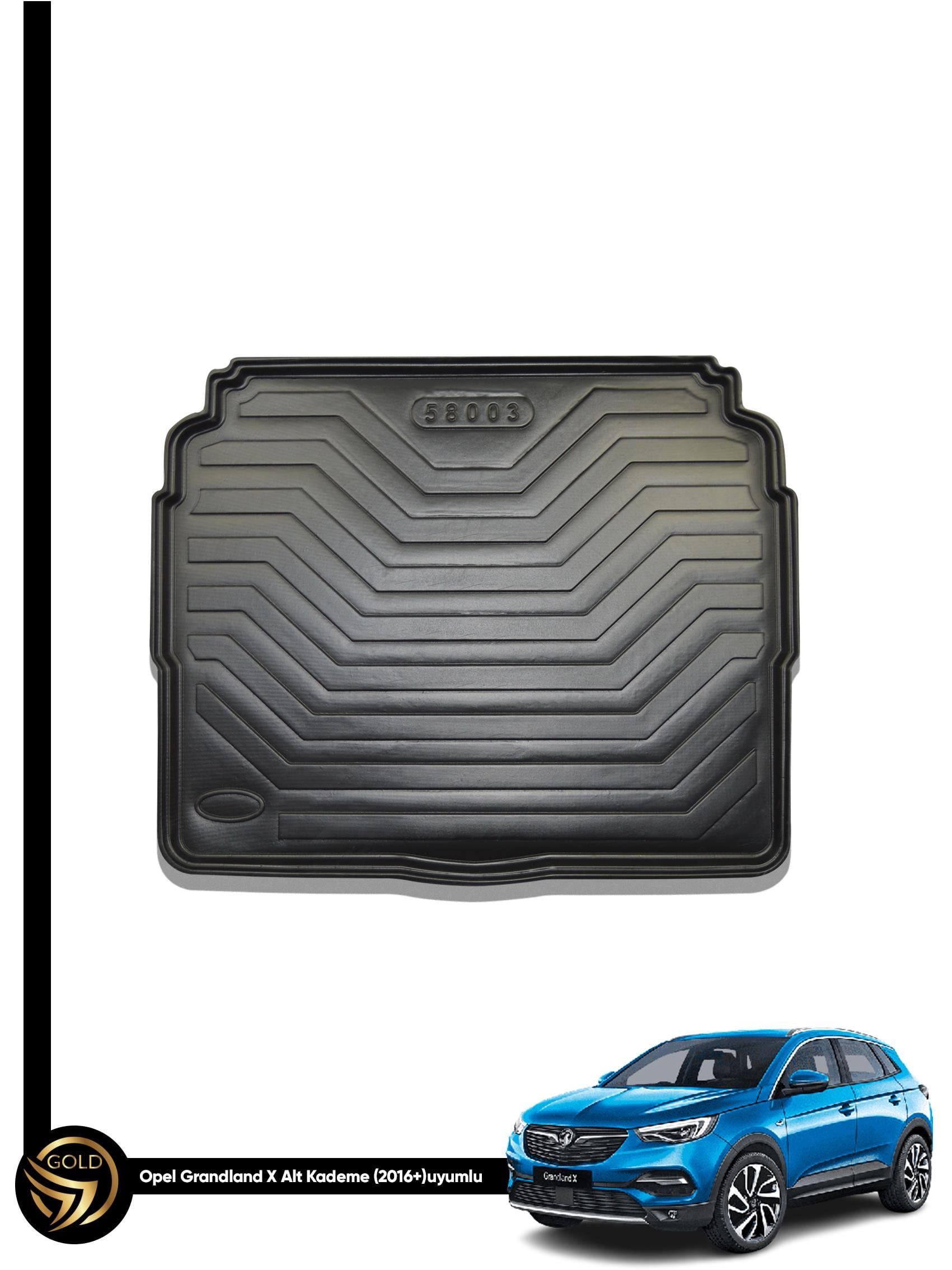Opel Grandland X Araca Özel  3D Bagaj Havuzu 