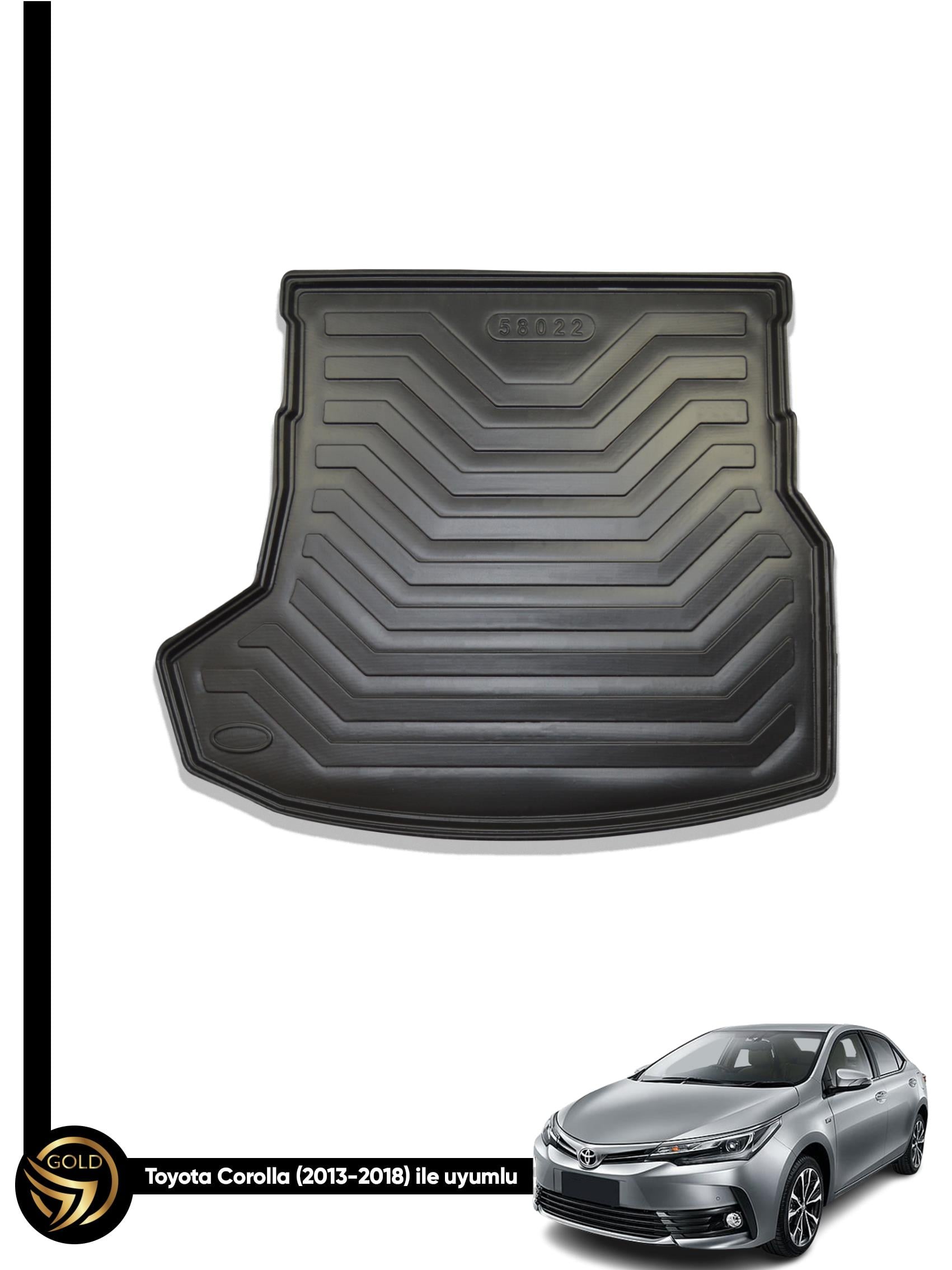 Toyota Corolla 2013-18 Uyumlu 3D Bagaj Havuzu 