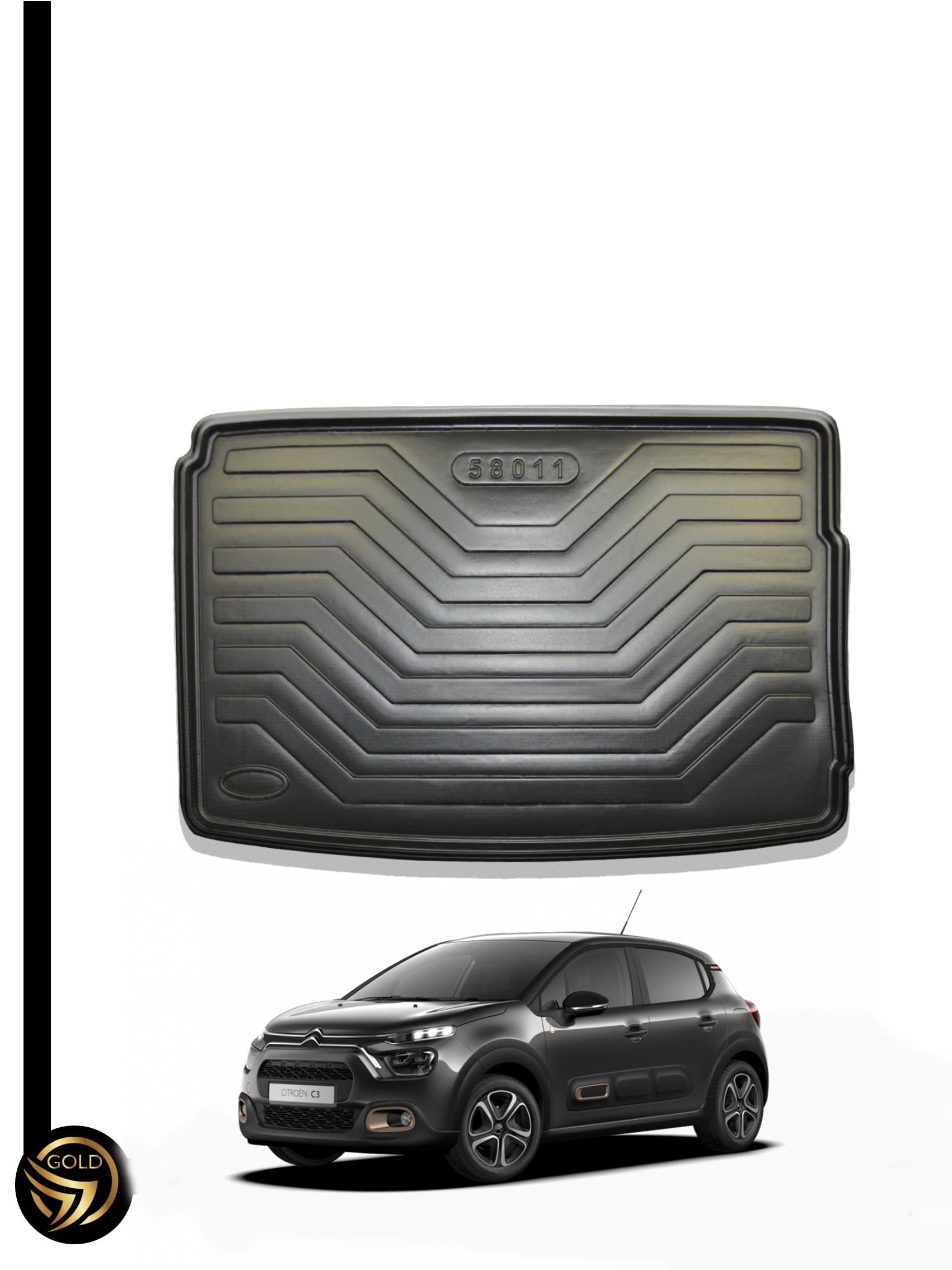 Citroen C3 2017+ İle Uyumlu Araca Özel 3D Bagaj Havuzu 