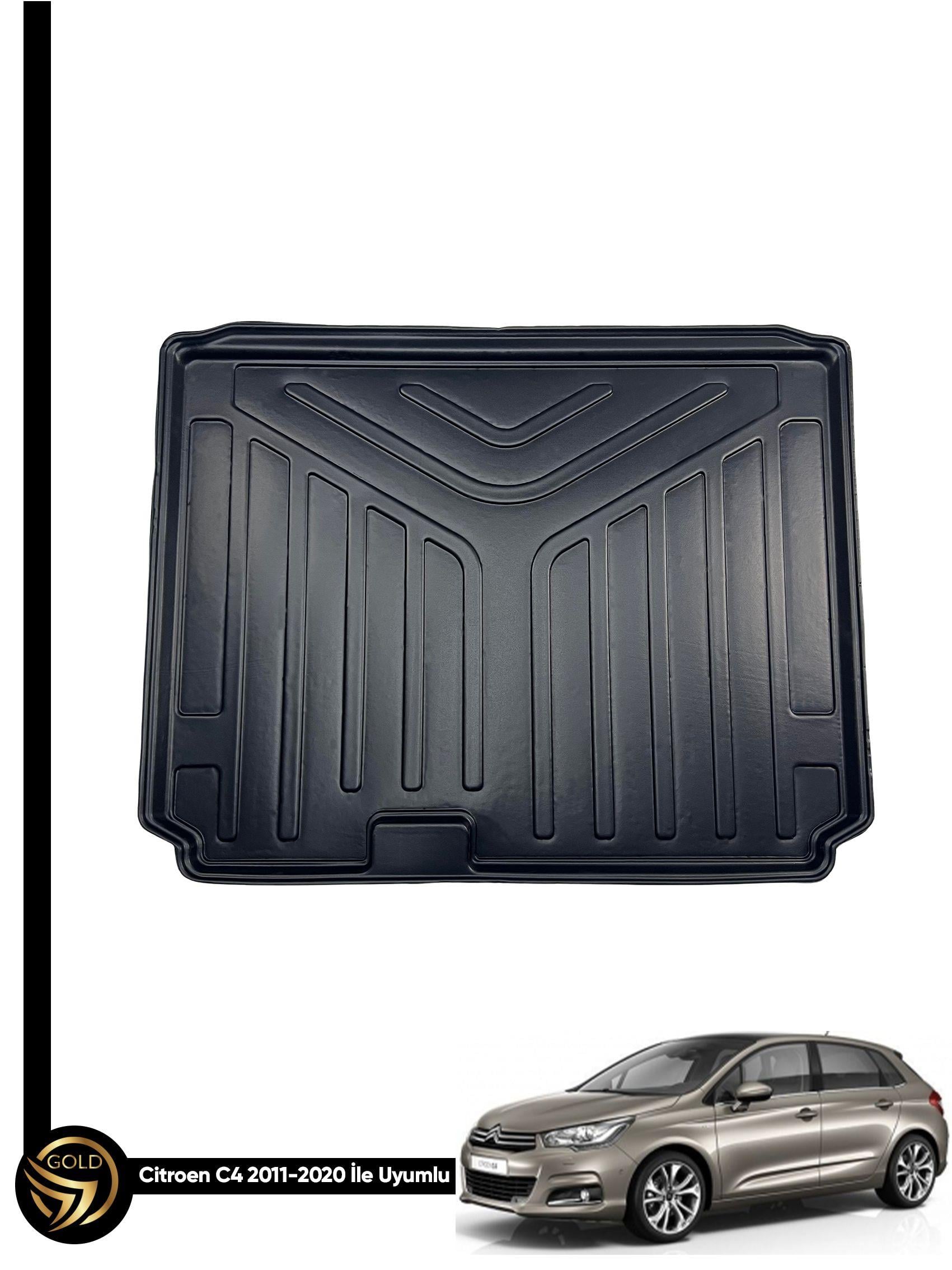Citroen C4 2010-2020 İle Uyumlu Araca Özel 3D Bagaj Havuzu 