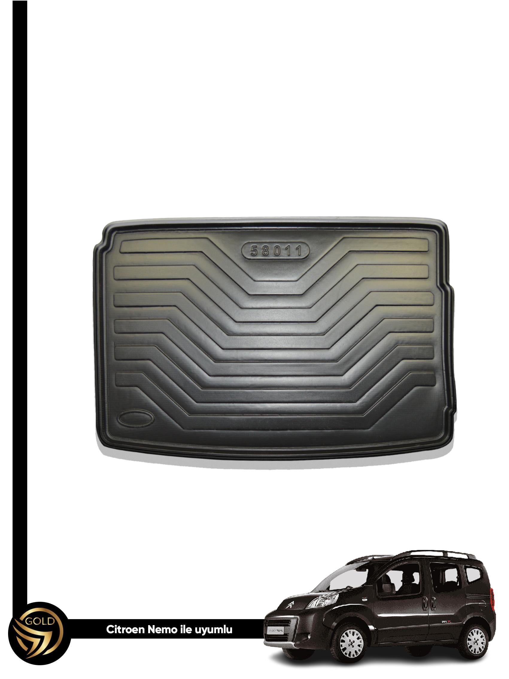 Citroen Nemo 2008+ Ve Sonrası 3D Bagaj Havuzu