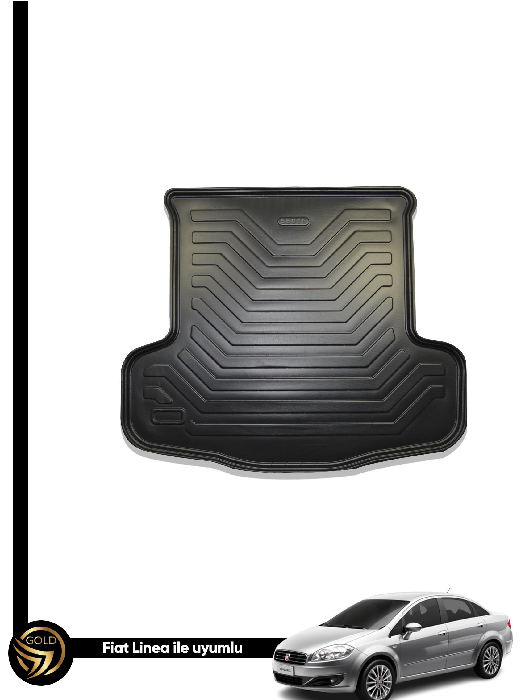 Fiat Linea 2008-2018 İle Uyumlu Araca Özel 3D Bagaj Havuzu 