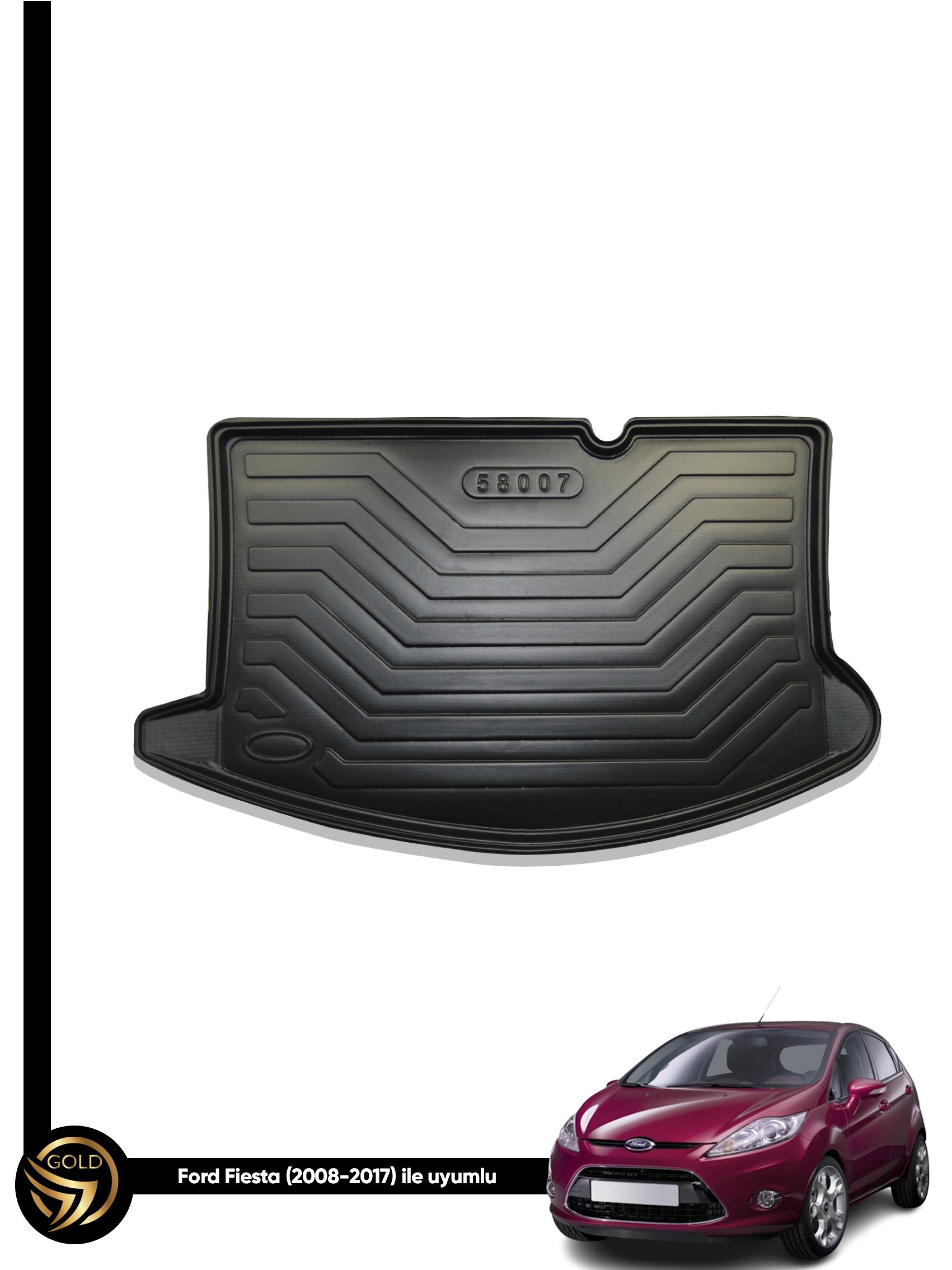 Ford Fiesta 2008-2017 İle Uyumlu 3D Bagaj Havuzu 