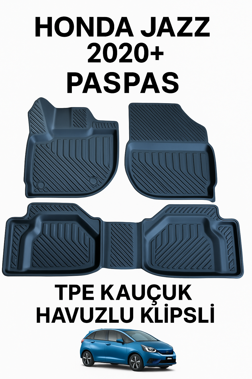 Honda Jazz 2020+ Uyumlu 3D Oto Paspas Premium
