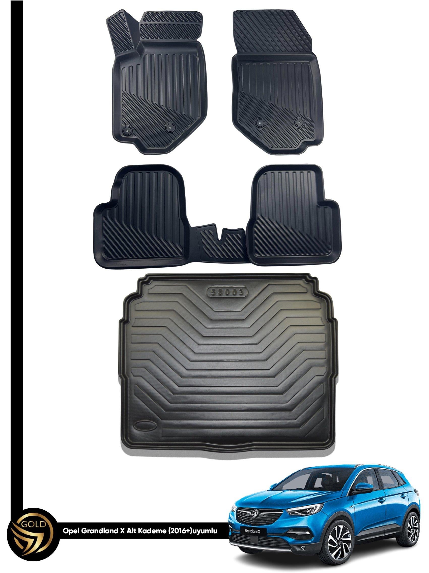 Opel Grandland X 2016 (Alt) İle Uyumlu Araca Özel Set