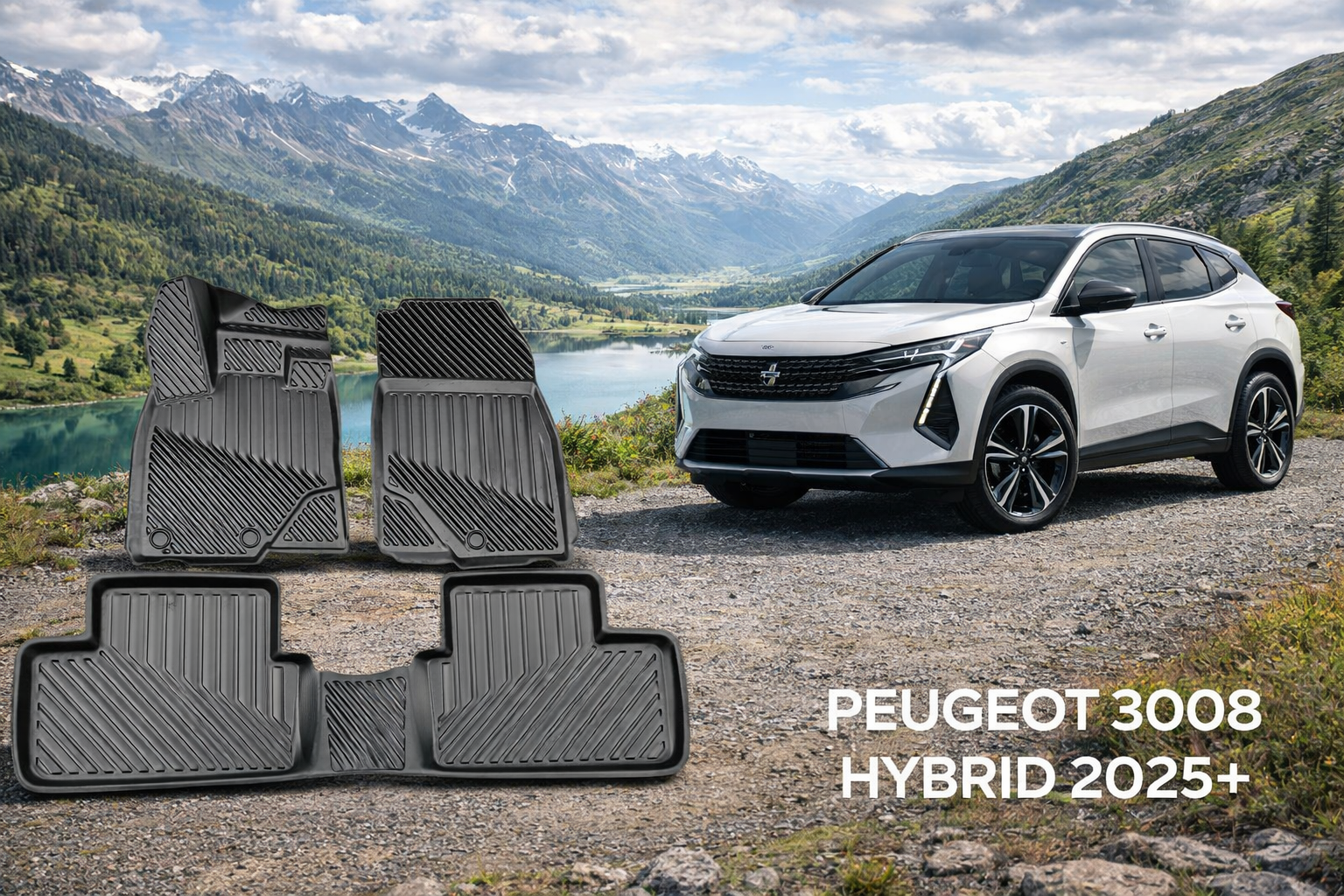 Peugeot 3008 Hybrid 2025+ Uyumlu 3D Oto Paspas