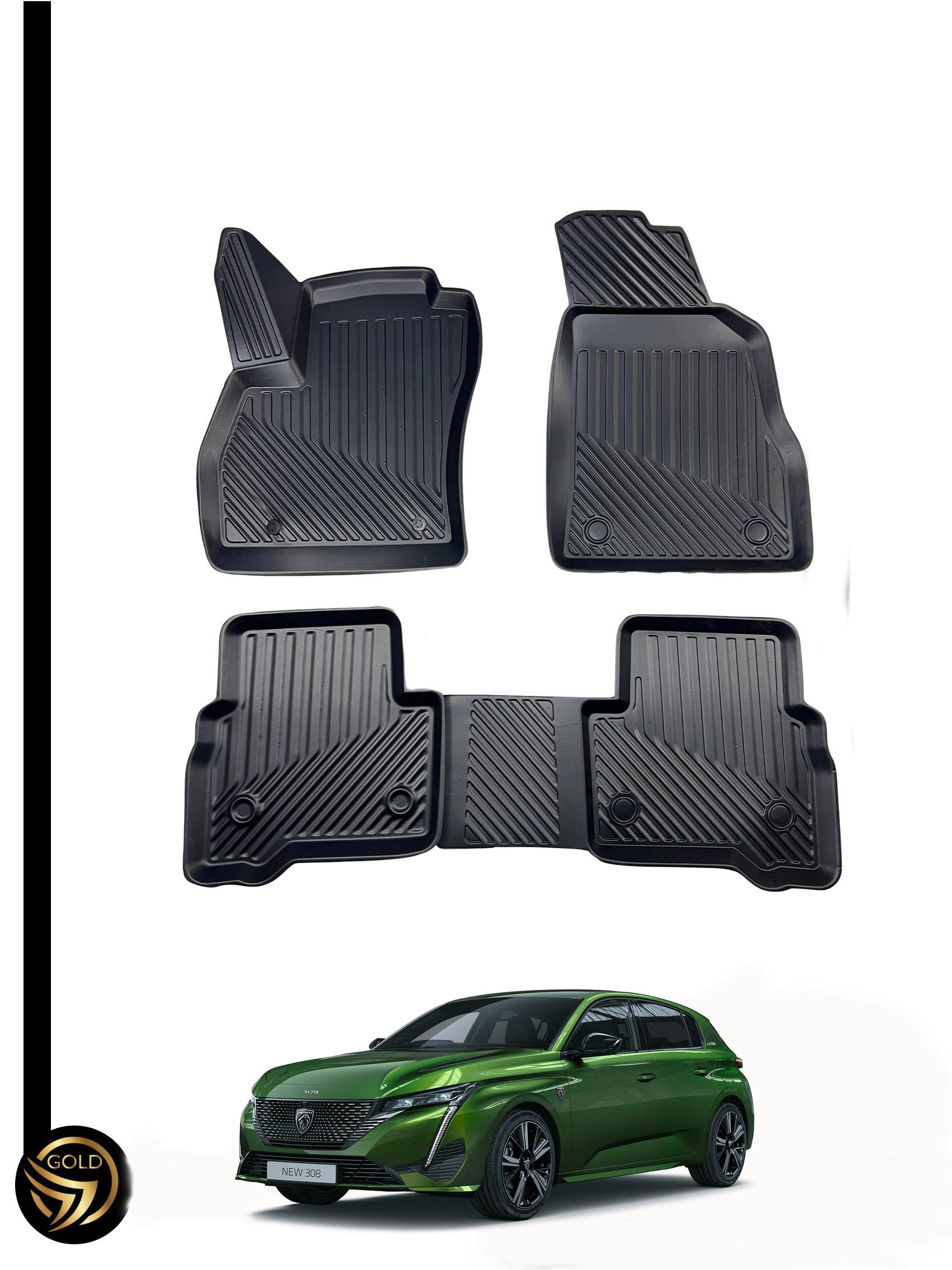 Peugeot 308 2020+ 3D Havuzlu Araca Özel Oto Paspas