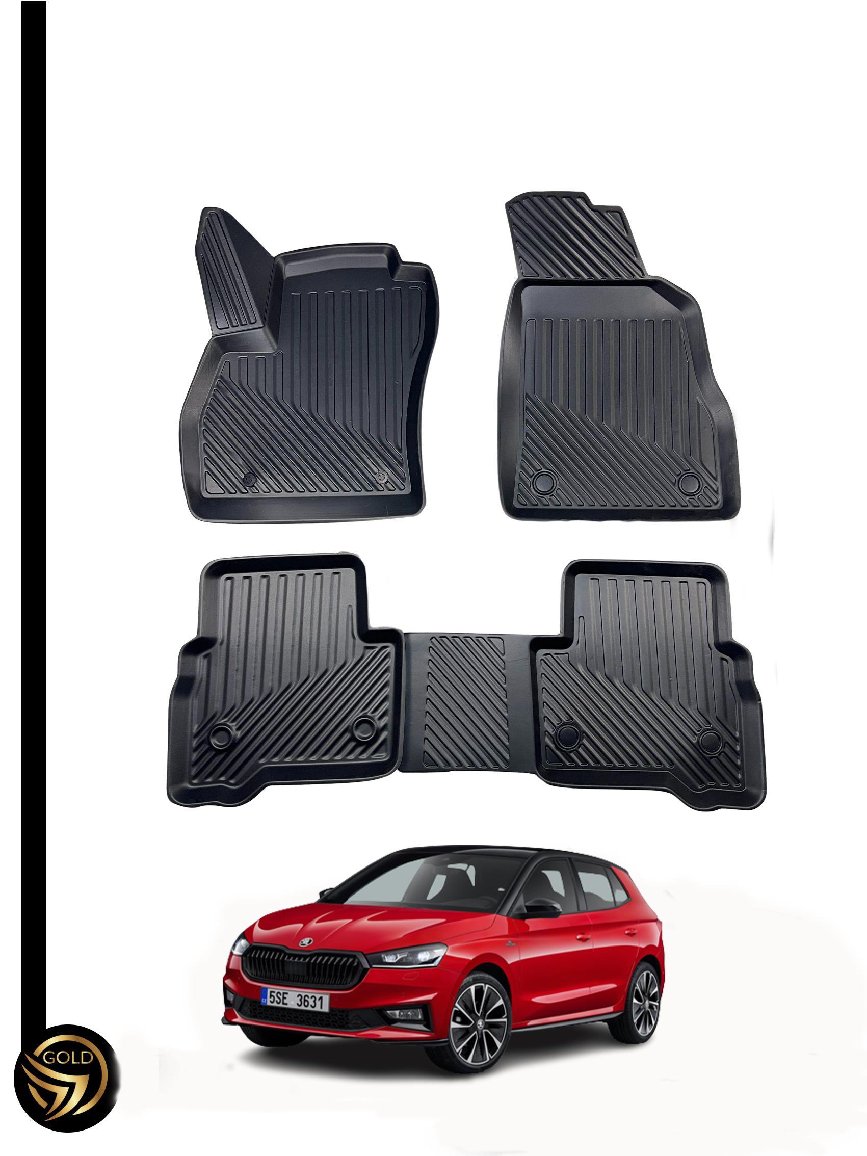Skoda Fabia 2022+ 3D Havuzlu Araca Özel Oto Paspas