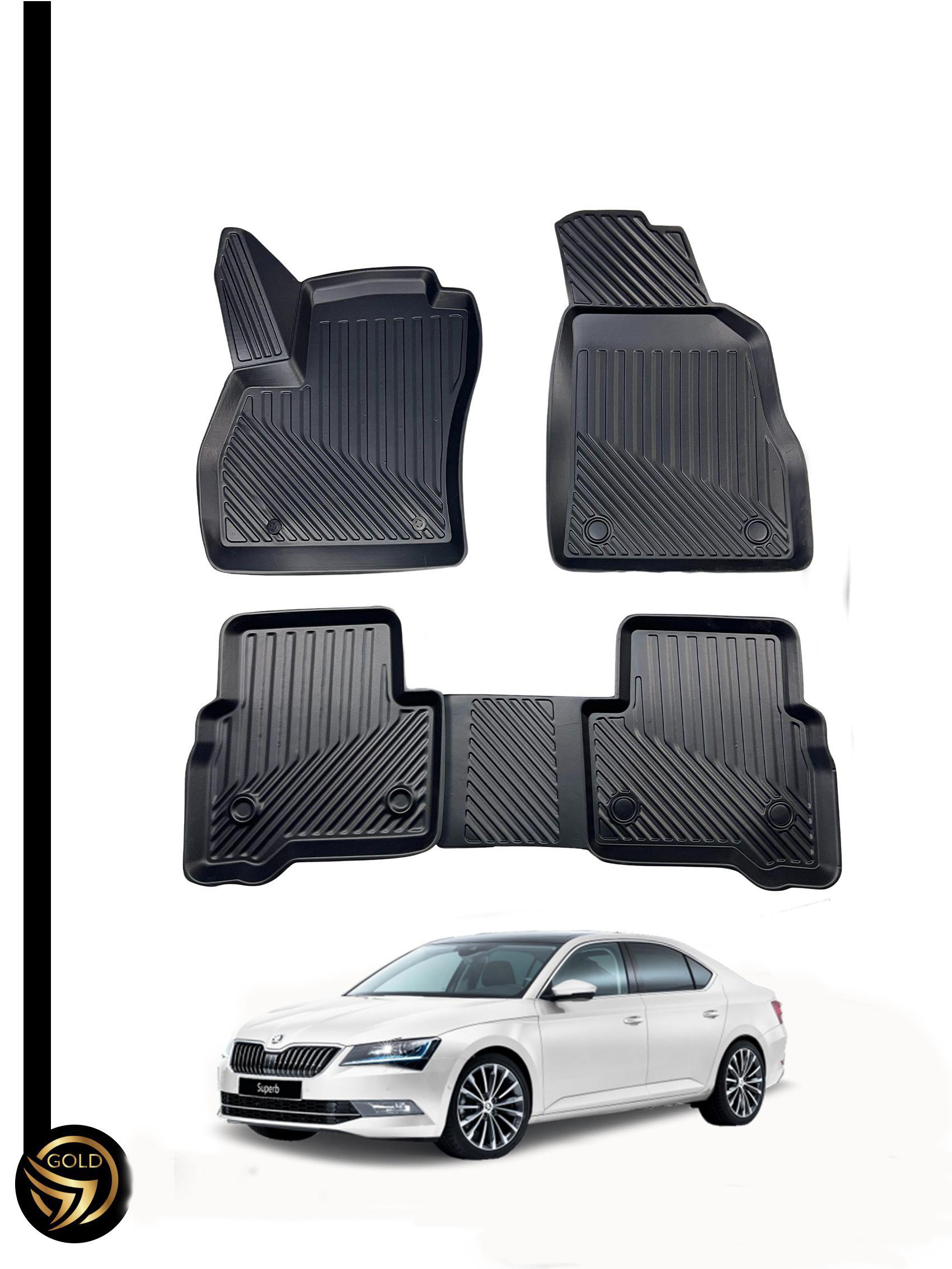 Skoda SuperB 2015+ 3D Havuzlu Araca Özel Oto Paspas