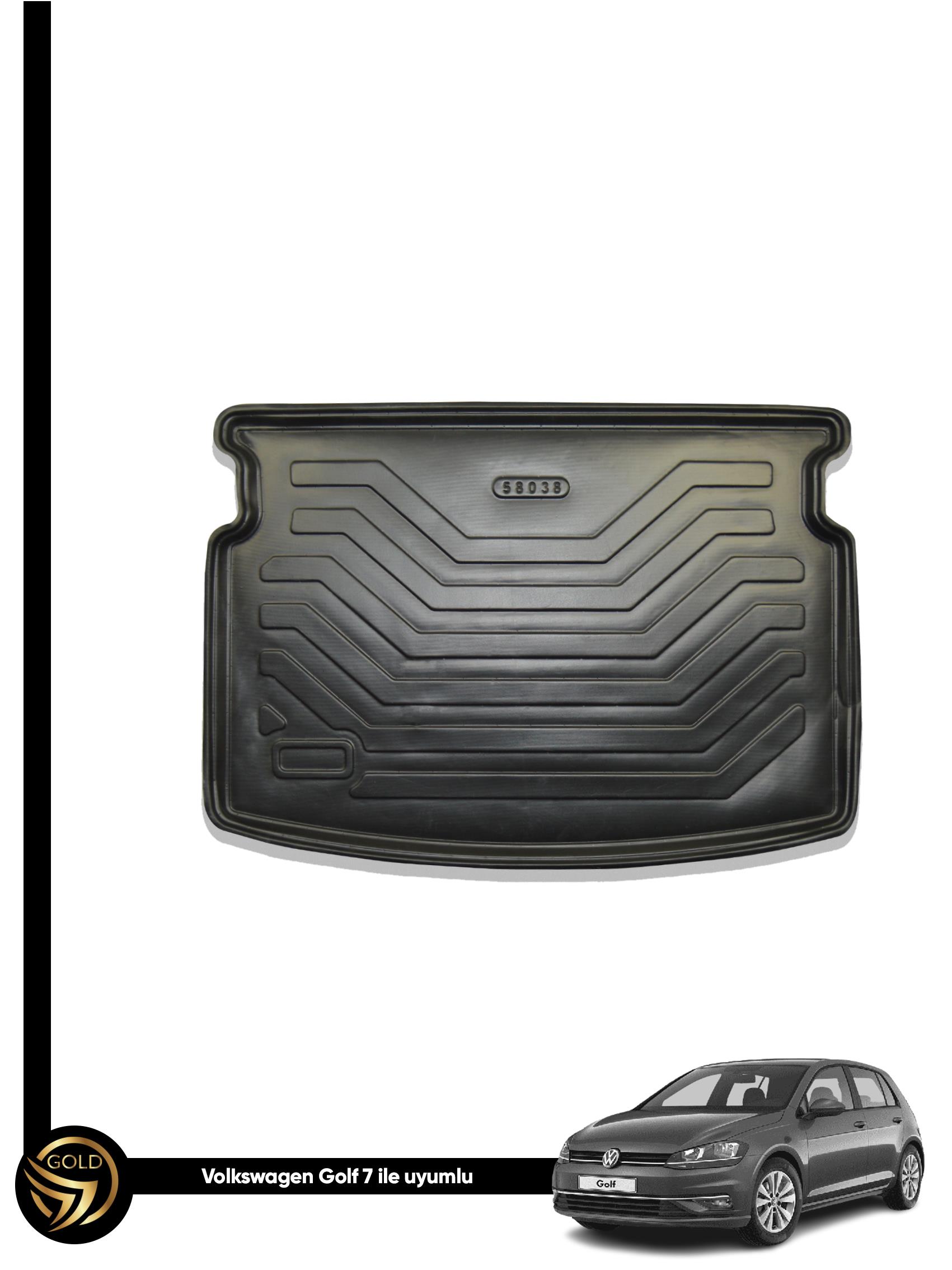 Volkswagen Golf 7 2012 Sonrası Araca Özel 3D Bagaj Havuzu 