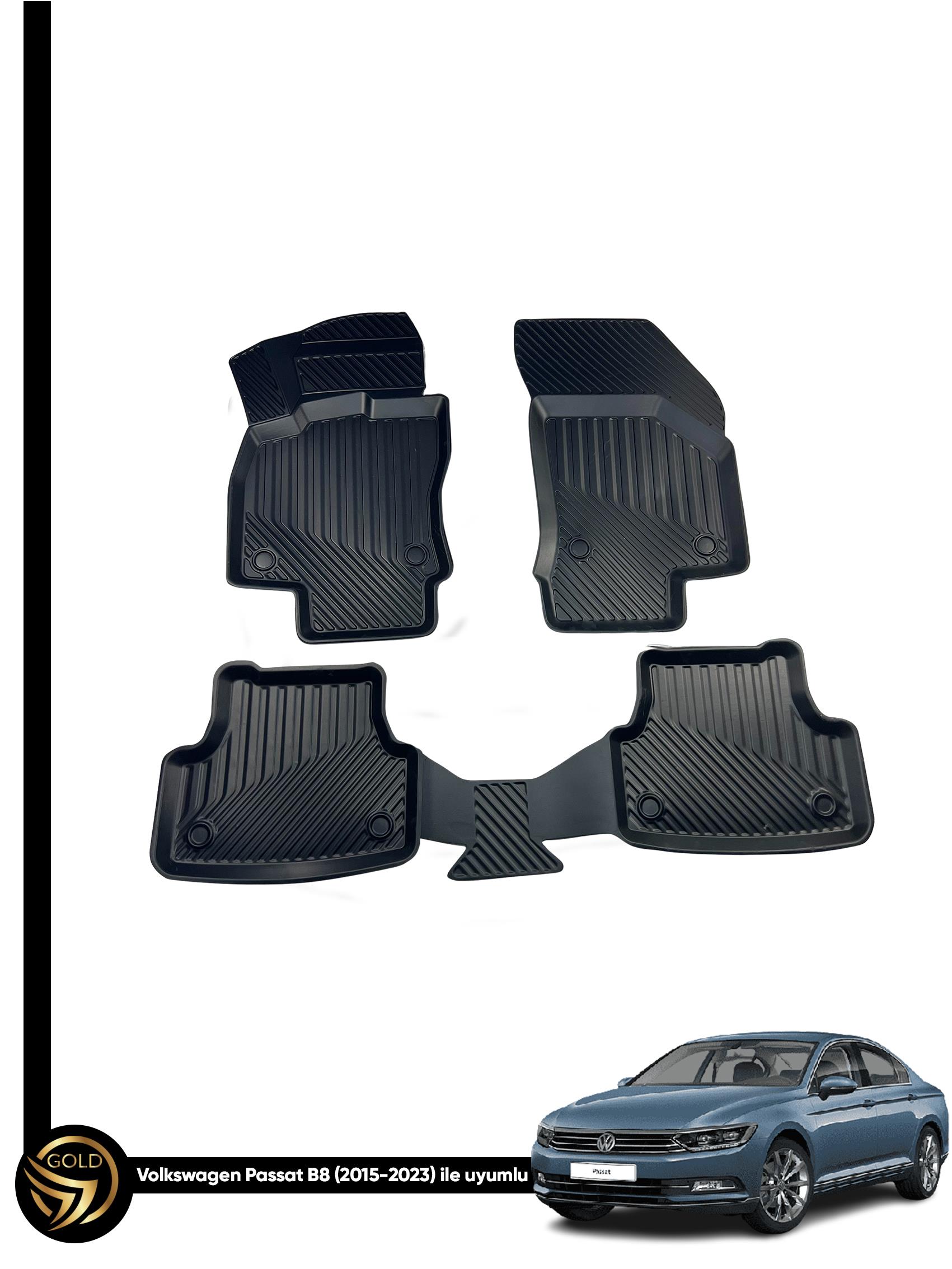 Volkswagen Passat B8 2015+ 3D Havuzlu Araca Özel Oto Paspas