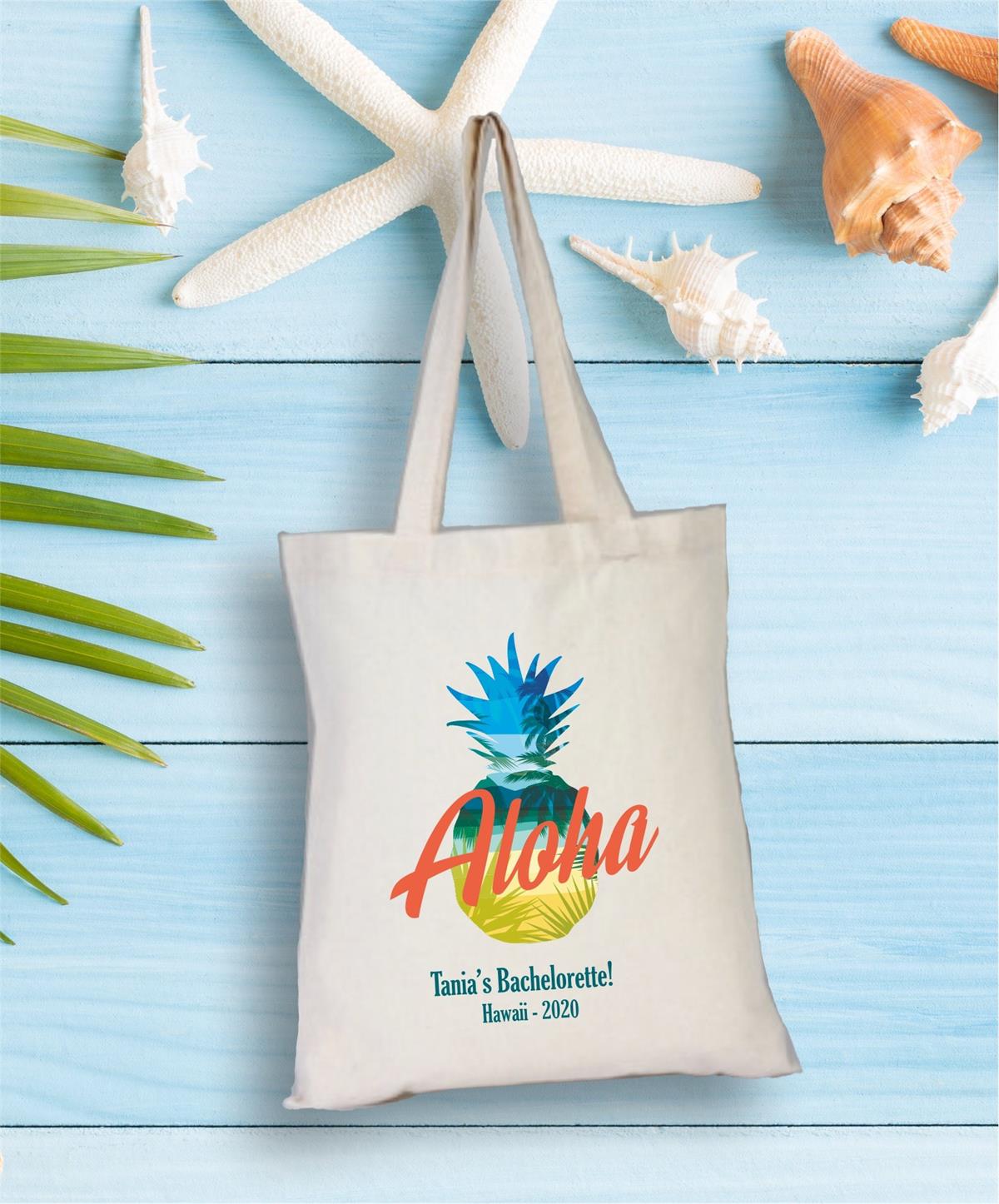 Pineapple themed gift cloth bag