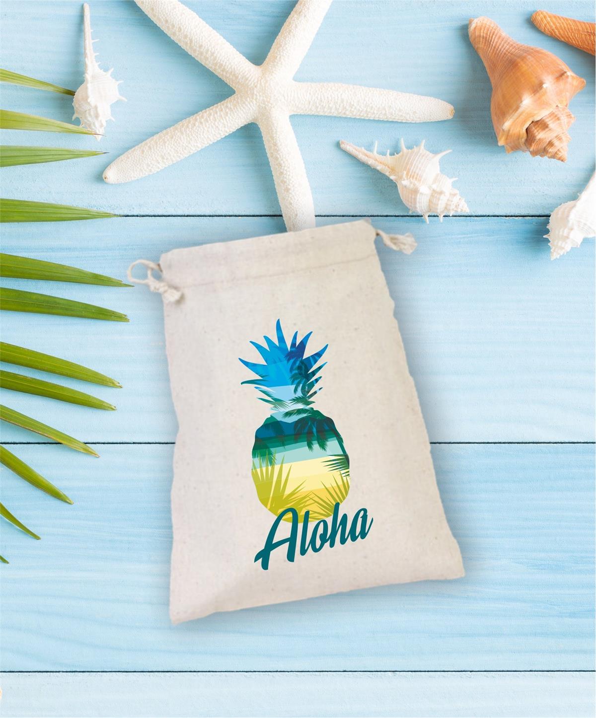 Pineapple Themed Personalized Gift Cloth Bag