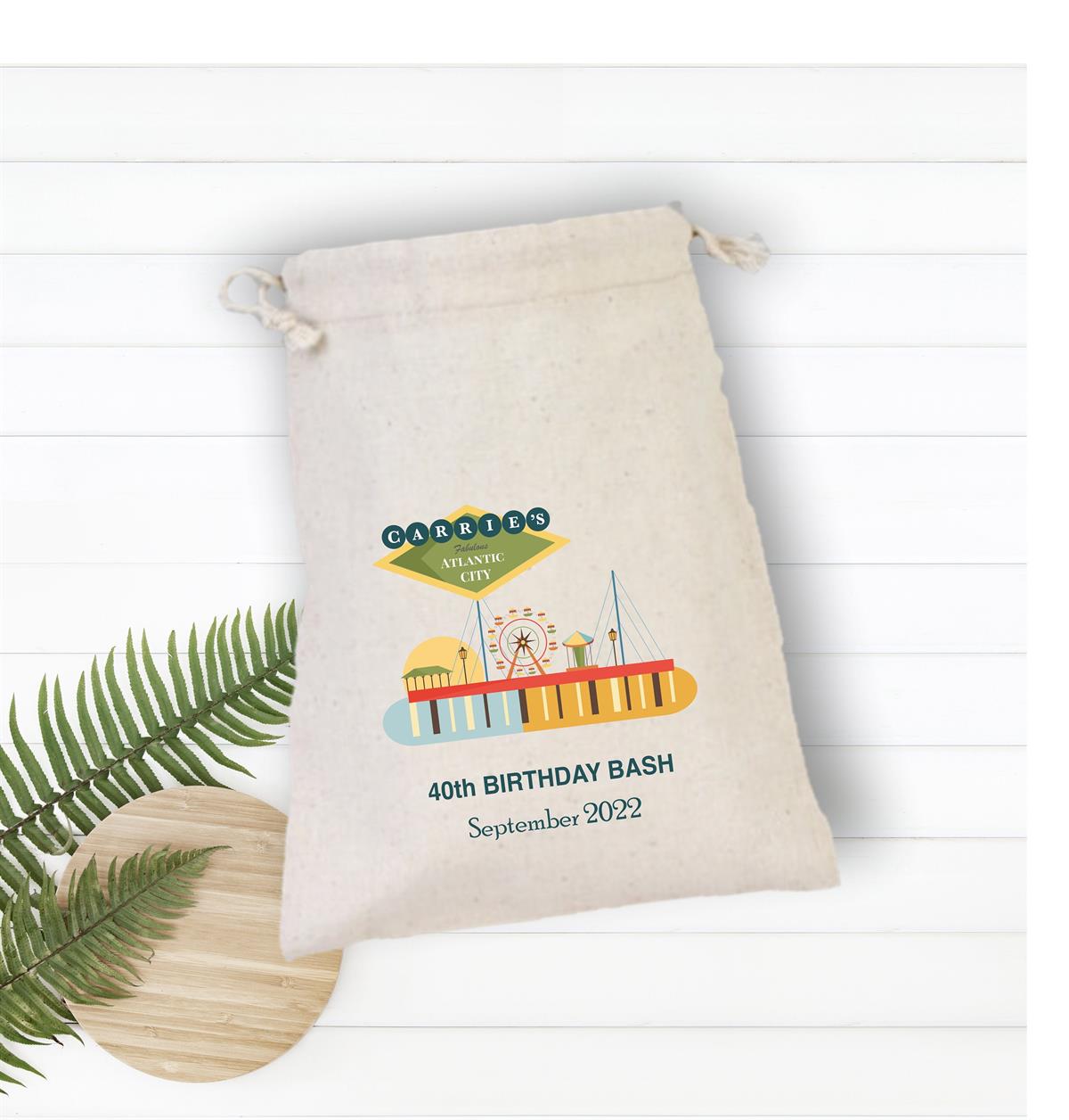 Atlantic City Birthday Gift Pouch