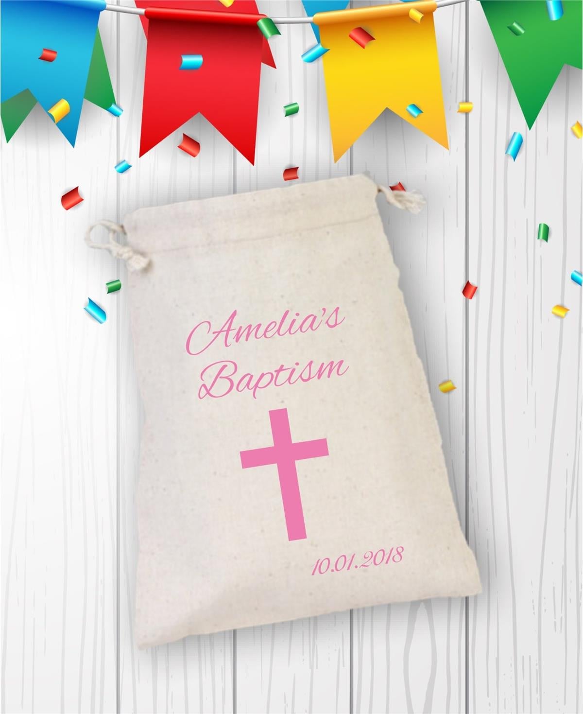 Baby Baptisim Ceremony Gift Pouch