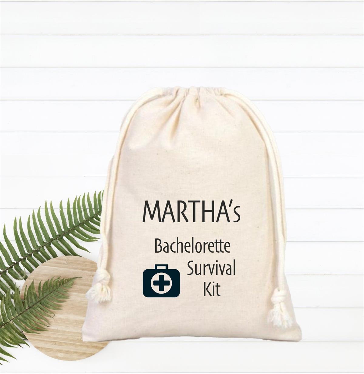 Bachelor's party themed cloth pouch