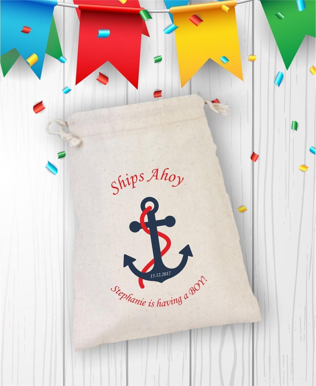 Baby Welcome Baby Welcome Party for Baby Themed Gift Pouch